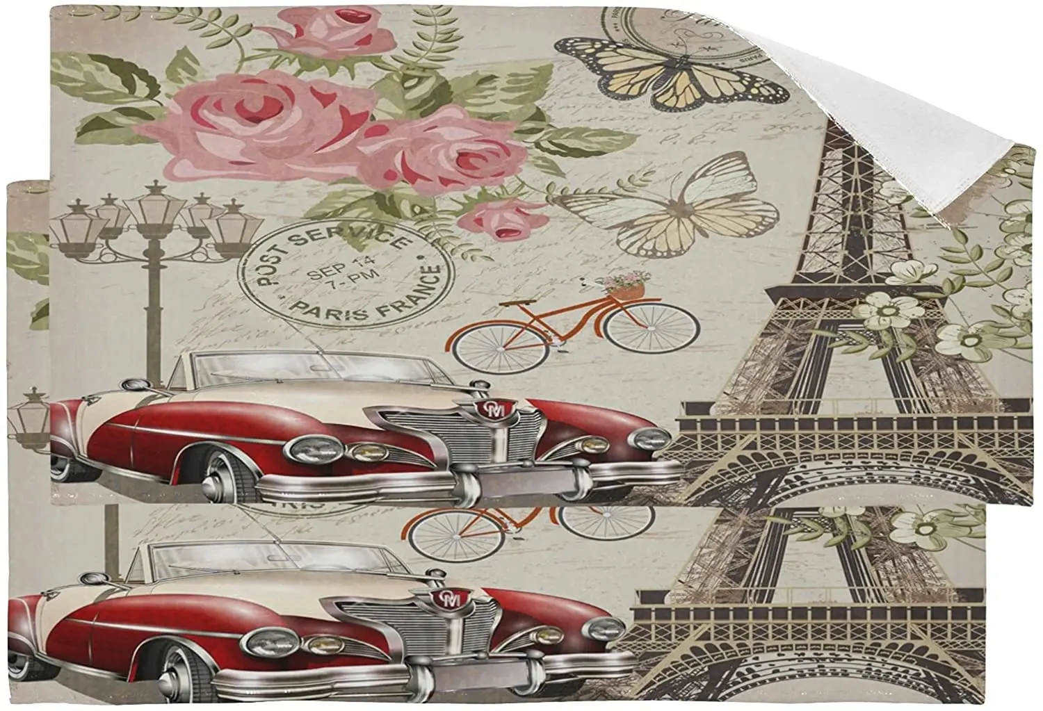Face Towel Set of 2 Vintage Paris Eiffel Tower Rose Flower Soft Bath Hotel Spa Hand Gym Sport Towelsбанные полотенц
Face Towel Set of 2 Vintage Paris Eiffel Tower Rose Flower Soft Bath Hotel Spa Hand Gym Sport Towelsбанные полотенц