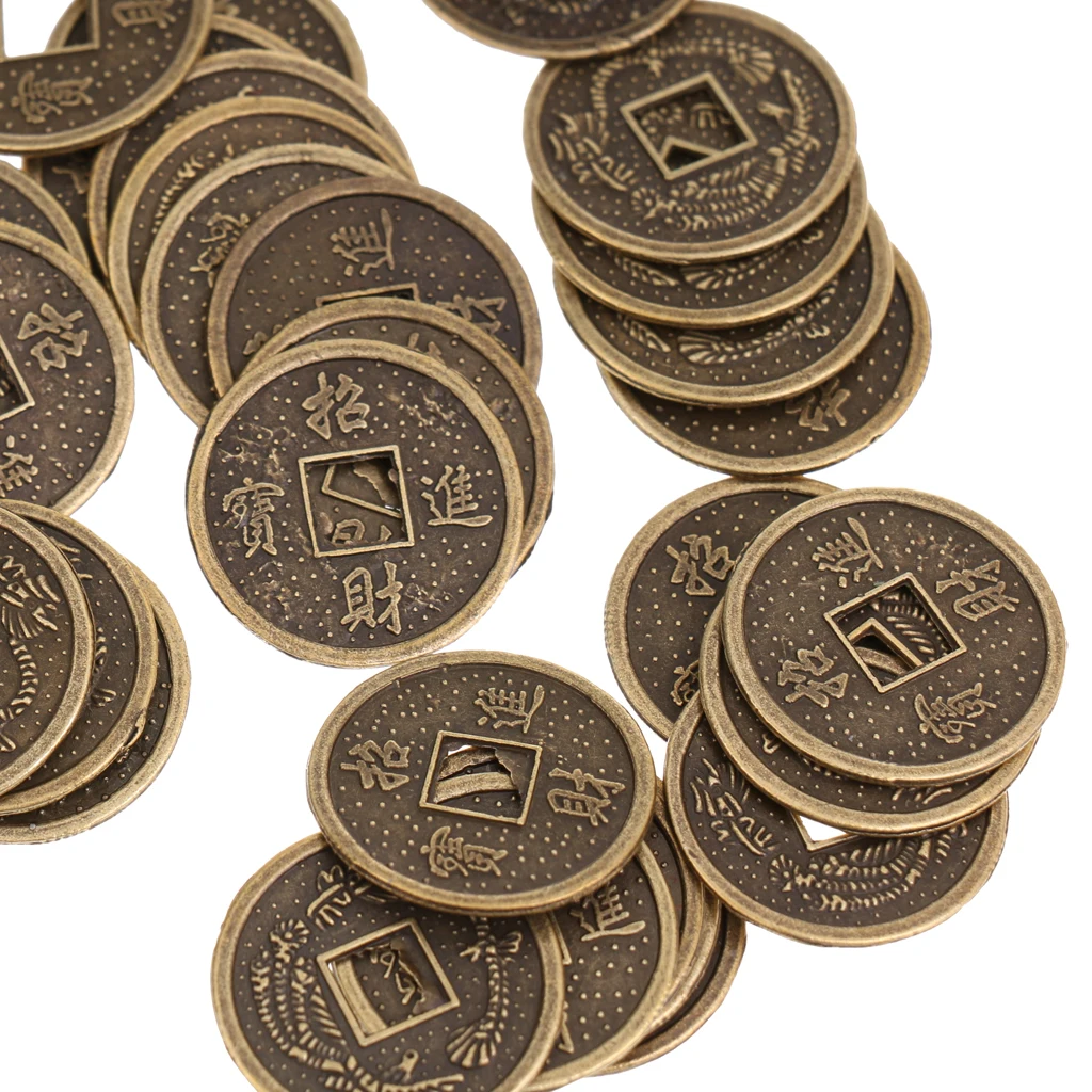 50 Pieces Alloy Chinese Fortune Auspicious Coin Feng Shui I-ching Lucky Coins Artificial Souvenir Decoration 2cm Dia
50 Pieces Alloy Chinese Fortune Auspicious Coin Feng Shui I-ching Lucky Coins Artificial Souvenir Decoration 2cm Dia