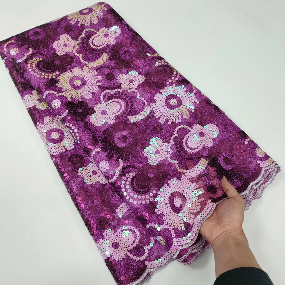 2022 High Quality African Lace Fabric 5 Yards French Net Lace Fabric With Sequins Velvet Fabric For Women Wedding Party Sewing
2022 High Quality African Lace Fabric 5 Yards French Net Lace Fabric With Sequins Velvet Fabric For Women Wedding Party Sewing