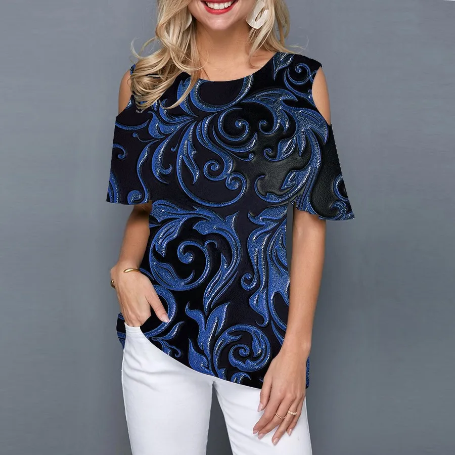 Новинка, женская летняя Винтажная футболка с открытыми плечами и коротким рукавом, пуловер с 3D-принтом и завязкой, повседневный тренд, Женский Топ
Новинка, женская летняя Винтажная футболка с открытыми плечами и коротким рукавом, пуловер с 3D-принтом и завязкой, повседневный тренд, Женский Топ