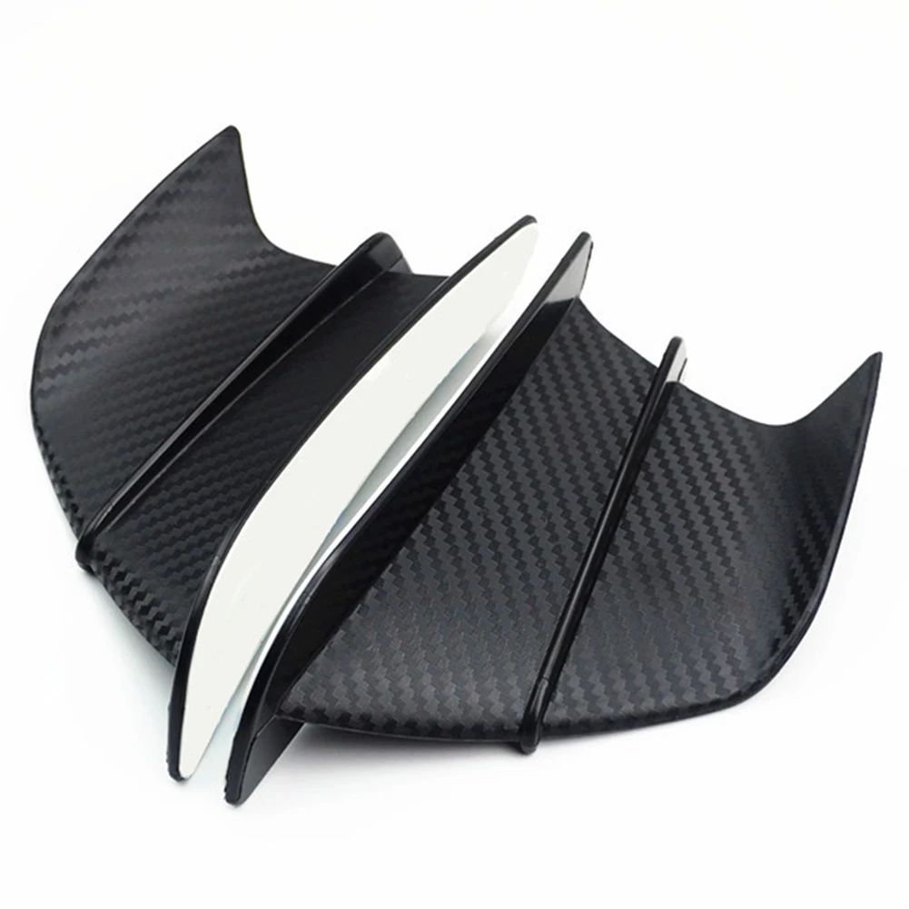 Durable Side Winglets Air Deflector 2 Pcs ABS About 140G Accessories Easy To Install Glossy Carbon Fiber Parts
Durable Side Winglets Air Deflector 2 Pcs ABS About 140G Accessories Easy To Install Glossy Carbon Fiber Parts