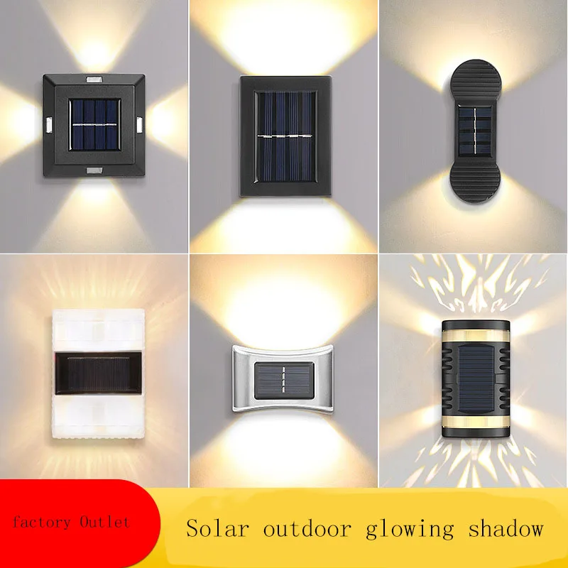 Solar Lamps LED Garden Lights Outdoor Garden Decoration ABS IP65 Waterproof Wall Up And Down Luminous Lights for Outside GL22
Solar Lamps LED Garden Lights Outdoor Garden Decoration ABS IP65 Waterproof Wall Up And Down Luminous Lights for Outside GL22