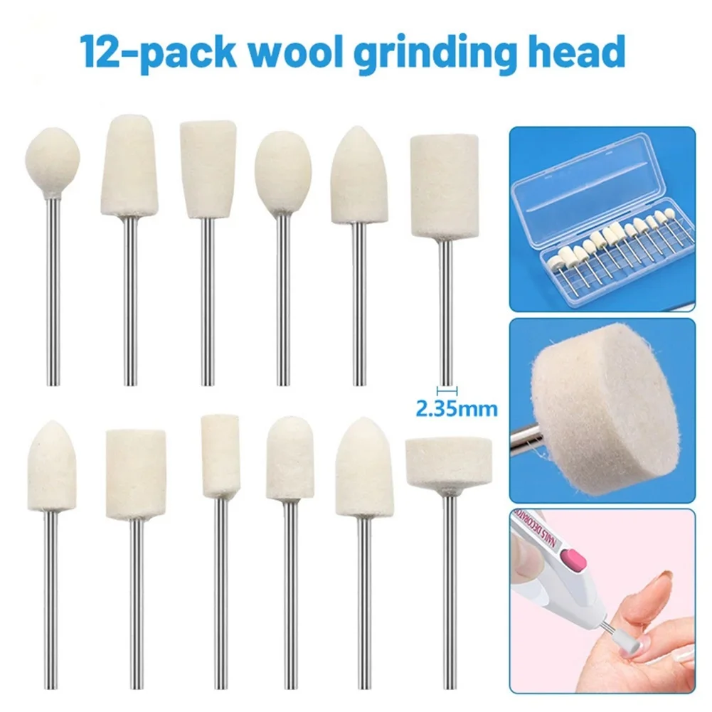 12/47PCS Rubber Ceramic Wool Felt Grinding Head Polishing Abrasive Wheel Buffing Wheel For Rotary Power Tools 2.35/3mm Shank
12/47PCS Rubber Ceramic Wool Felt Grinding Head Polishing Abrasive Wheel Buffing Wheel For Rotary Power Tools 2.35/3mm Shank