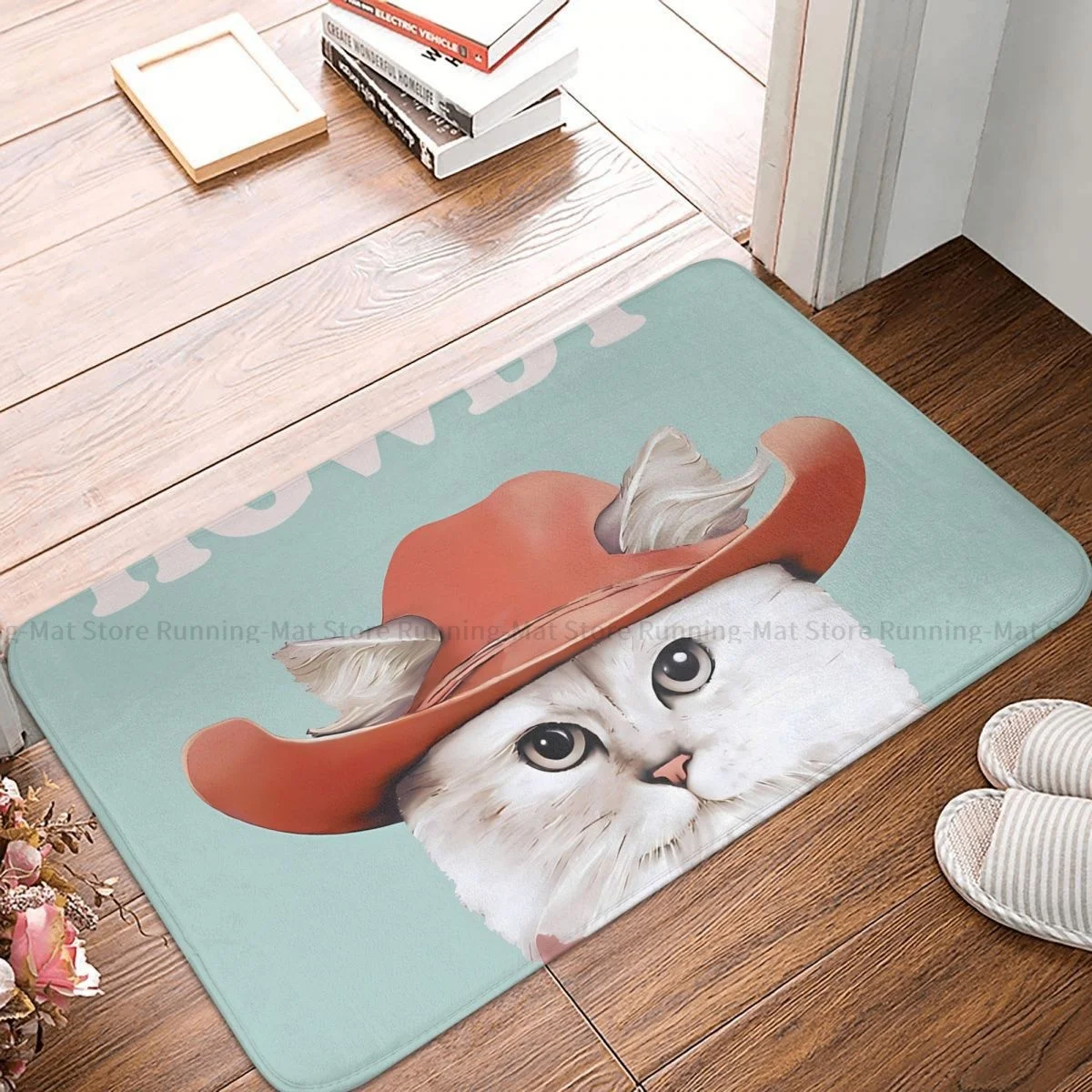 Bathroom Non-Slip Carpet HOWDY RODEO CAT Living Room Mat Welcome Doormat Home Decor Rug
Bathroom Non-Slip Carpet HOWDY RODEO CAT Living Room Mat Welcome Doormat Home Decor Rug
