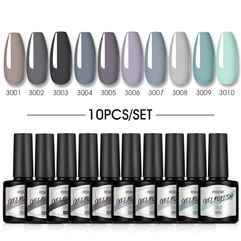 Rosalind Varnish Gel Semi Permanent Sets Nail Gel Polish Pure Colors Need Lamp Base Top Matt UV Gel Nail Art Manicure Kits
Rosalind Varnish Gel Semi Permanent Sets Nail Gel Polish Pure Colors Need Lamp Base Top Matt UV Gel Nail Art Manicure Kits