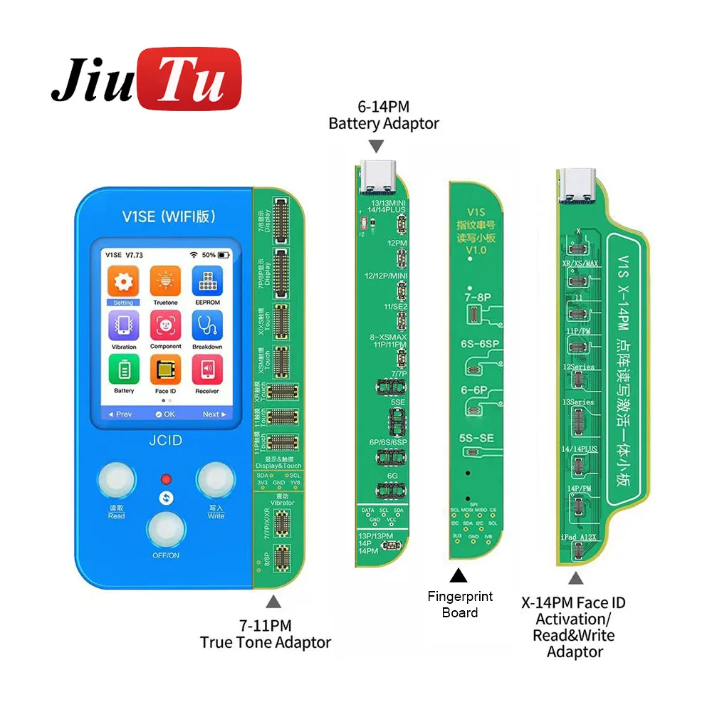 JC V1SE Multi Function Phone Ture Tone Repair Programmer for iPhone 7-14 Battery Fingerprint SN Reader
JC V1SE Multi Function Phone Ture Tone Repair Programmer for iPhone 7-14 Battery Fingerprint SN Reader