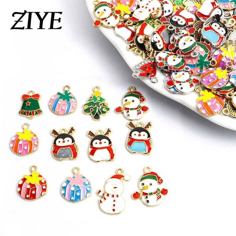 10pcs Cartoon Enamel Christmas Tree Elk Charms Zinc Alloy Snowman Gifts Pendants Charms DIY Making Necklaces Accessories Jewelry
10pcs Cartoon Enamel Christmas Tree Elk Charms Zinc Alloy Snowman Gifts Pendants Charms DIY Making Necklaces Accessories Jewelry