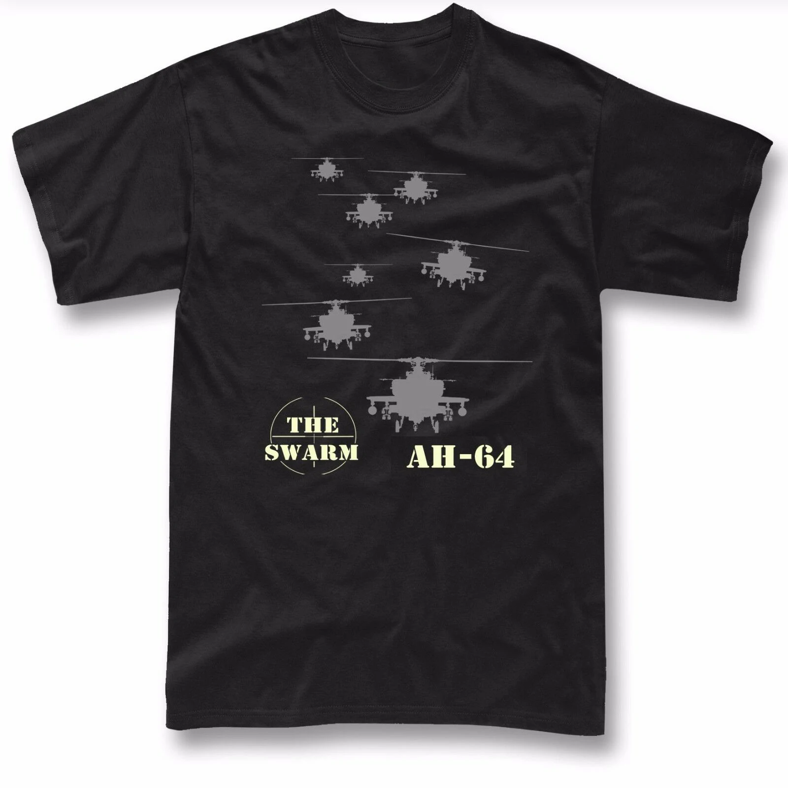 The Swarm Military US Army Apache AH-64 Attack Helicopter T Shirt. Short Sleeve 100% Cotton Casual T-shirts Loose Top Size S-3XL
The Swarm Military US Army Apache AH-64 Attack Helicopter T Shirt. Short Sleeve 100% Cotton Casual T-shirts Loose Top Size S-3XL