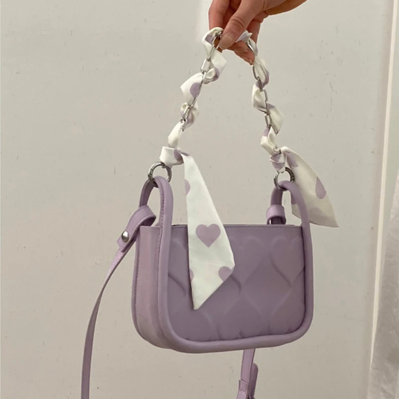 Purple Shoulder Messenger Bags Hasp Design Bags for Women Female Travel Handbags Classic Ribbon Chain Crossbody Bags for Women
Purple Shoulder Messenger Bags Hasp Design Bags for Women Female Travel Handbags Classic Ribbon Chain Crossbody Bags for Women