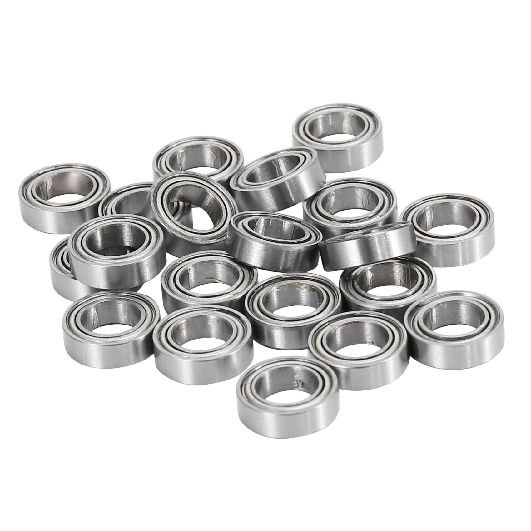 20Pcs MR106-ZZ Bearing 6 x 10 x 3mm Metal Shielded Ball Bearing Pre-Lubricated with Grease Radial Ball Bearing 
20Pcs MR106-ZZ Bearing 6 x 10 x 3mm Metal Shielded Ball Bearing Pre-Lubricated with Grease Radial Ball Bearing