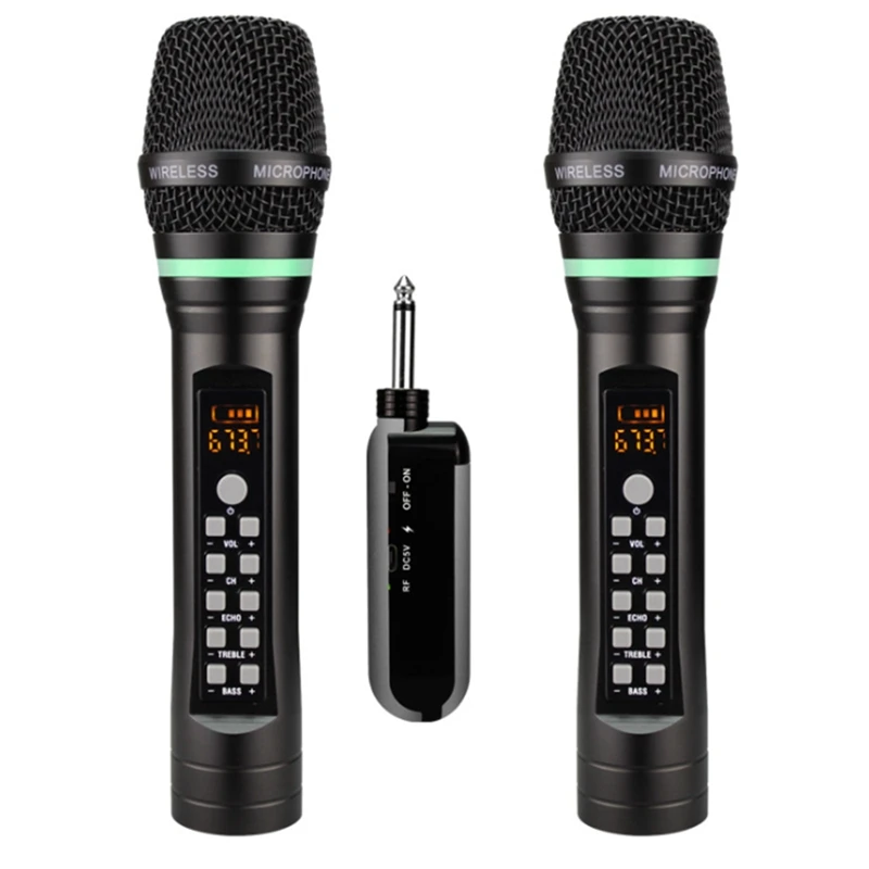 Hot-D300 Wireless Microphone System, Conference Home Mobile Phone Live Sound Card K Song Universal Microphone(Two)
Hot-D300 Wireless Microphone System, Conference Home Mobile Phone Live Sound Card K Song Universal Microphone(Two)