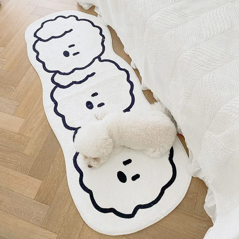 Carpet for Bedroom Non-slip Bedside Area Rug Cute Soft Floor Mat Living Room Table Mat Decor Nordic Cartoon Creative Cat Rug
Carpet for Bedroom Non-slip Bedside Area Rug Cute Soft Floor Mat Living Room Table Mat Decor Nordic Cartoon Creative Cat Rug