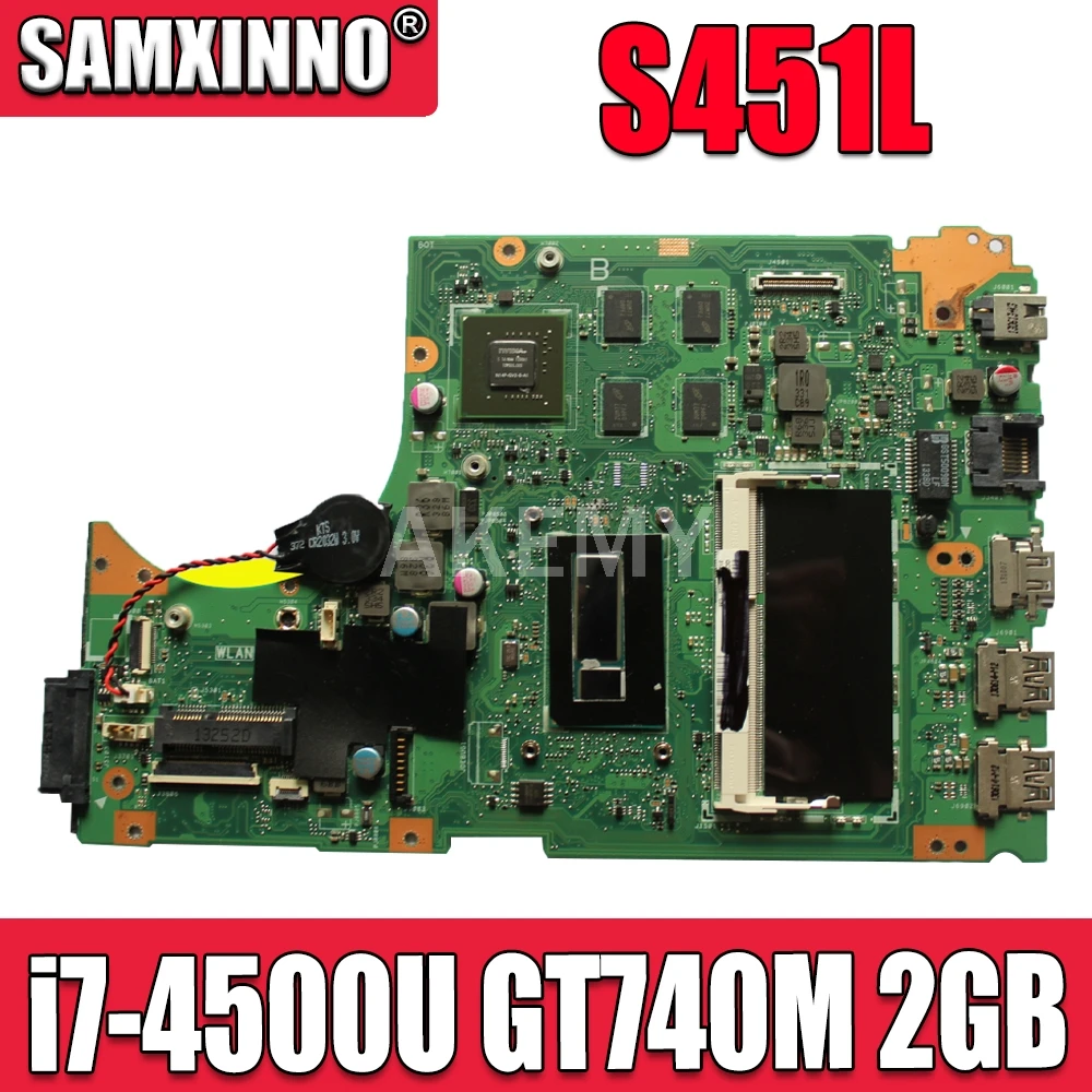 Новинка материнская плата для ноутбука 90MB02V1-R02000 S451LB для ASUS S451LB S451LN S451L материнская плата 4G-RAM I7-4500U 2GB-GPU
Новинка материнская плата для ноутбука 90MB02V1-R02000 S451LB для ASUS S451LB S451LN S451L материнская плата 4G-RAM I7-4500U 2GB-GPU