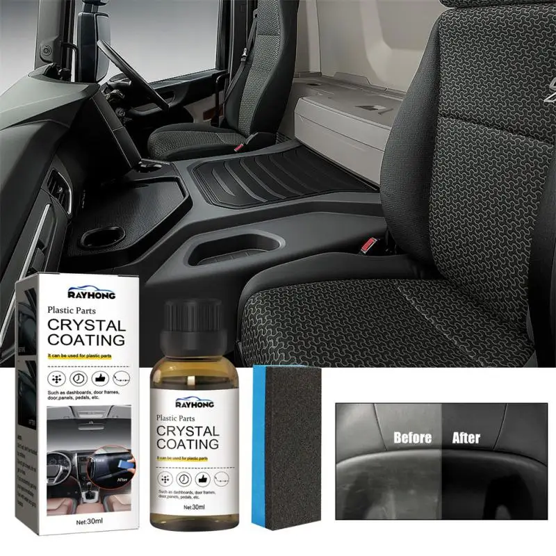 New 30ml Car Interior Plastic Part Retreading Agent Car Maintenance Dashboard Plastic Restorer Refurbishment Coating Cleaner
New 30ml Car Interior Plastic Part Retreading Agent Car Maintenance Dashboard Plastic Restorer Refurbishment Coating Cleaner