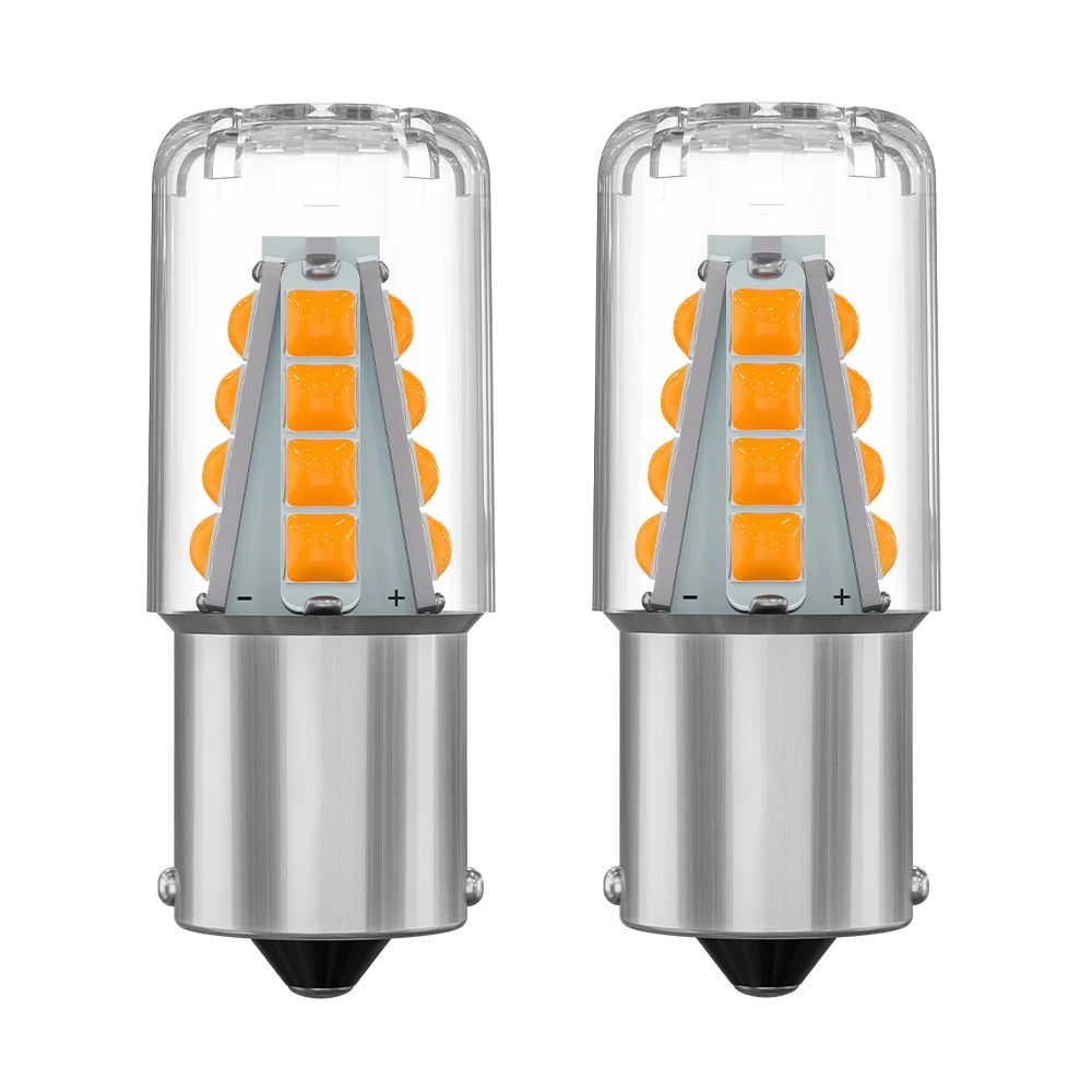2pcs Red Amber White 1156 BA15S P21W 1157 BAY15D P21/5W LED Bulb R5W R10W Car Turn Signal Light S25 Auto Brake Light Lamps 12V
2pcs Red Amber White 1156 BA15S P21W 1157 BAY15D P21/5W LED Bulb R5W R10W Car Turn Signal Light S25 Auto Brake Light Lamps 12V