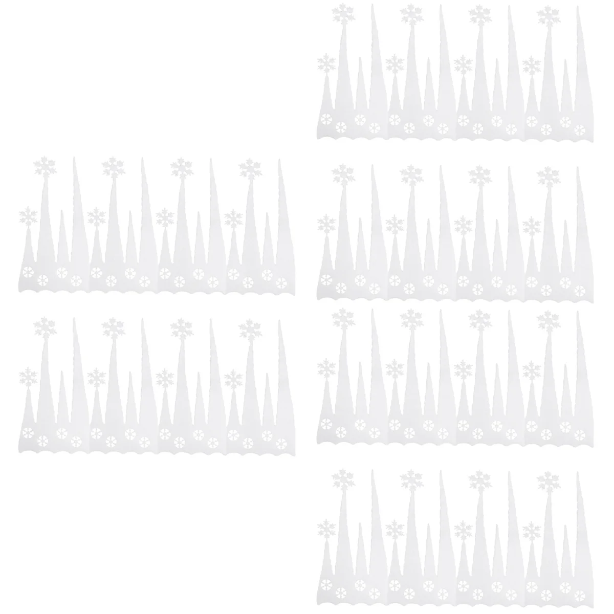 6 Sheets Shapes Snowflake Window Clings Christmas Window Decals Diy Christmas Tree Christmas Wall Stickers
6 Sheets Shapes Snowflake Window Clings Christmas Window Decals Diy Christmas Tree Christmas Wall Stickers