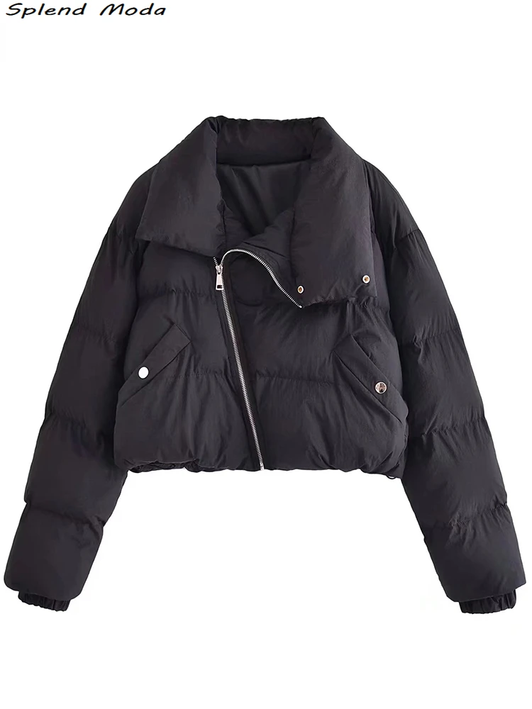 Splend Moda 2022 ZA Women Fashion Winter Young Style Thick Jackets Coat Casual Diagonal Zipper Warm Loose Parkas Chic Outwear
Splend Moda 2022 ZA Women Fashion Winter Young Style Thick Jackets Coat Casual Diagonal Zipper Warm Loose Parkas Chic Outwear
