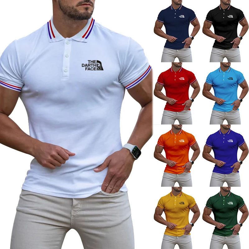Summer new men's casual polo shirt short sleeve lapel slim fit fashion color men's trendy polo shirt plus size
Summer new men's casual polo shirt short sleeve lapel slim fit fashion color men's trendy polo shirt plus size