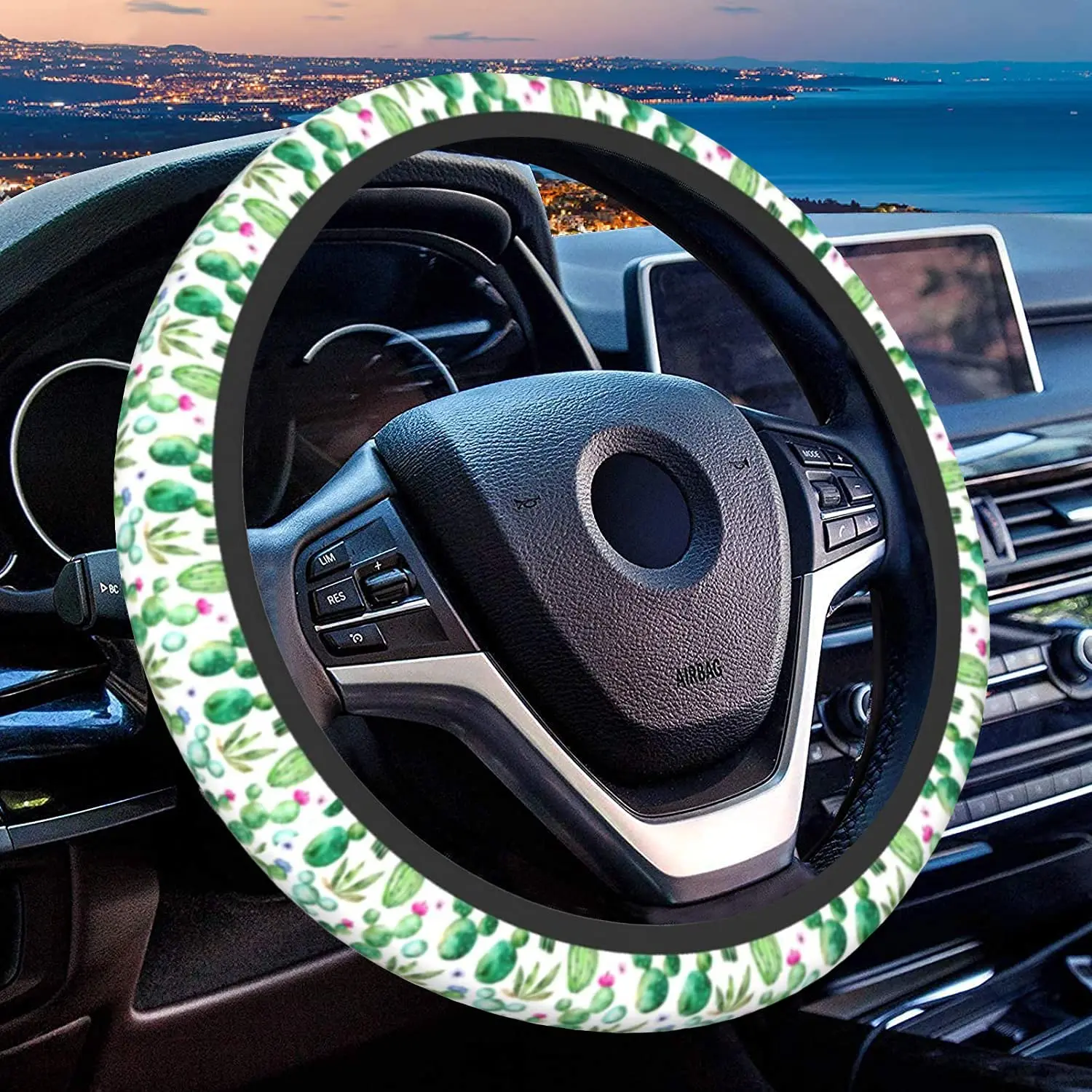 Cactus Steering Wheel Cover Cute Car Steering Wheel Cover Anti Slip and Sweat Absorption Comfortable 15 inches
Cactus Steering Wheel Cover Cute Car Steering Wheel Cover Anti Slip and Sweat Absorption Comfortable 15 inches