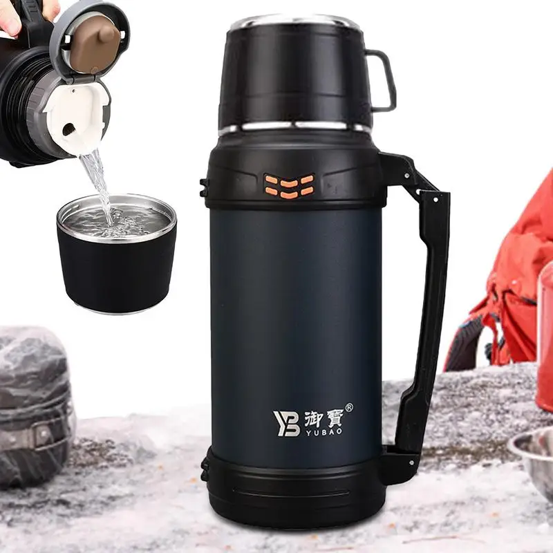 1200ml/1600ml/2000ml Coffee Thermos Water Bottle Portable Thermal Tumbler Travel Sports Mug In-Car Insulated Cup Stainless Steel
1200ml/1600ml/2000ml Coffee Thermos Water Bottle Portable Thermal Tumbler Travel Sports Mug In-Car Insulated Cup Stainless Steel