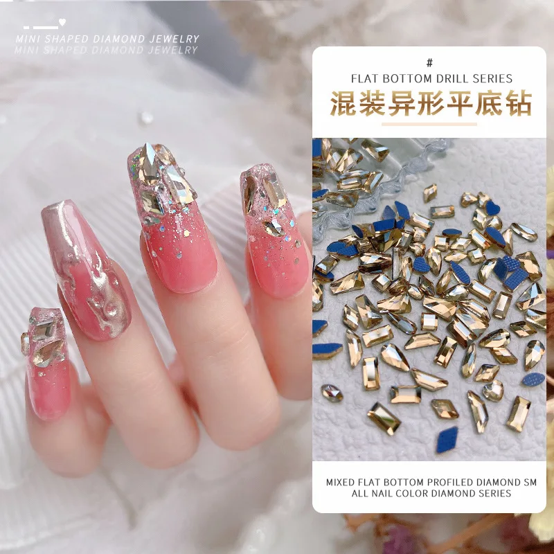 50 шт., Блестящие Кристаллы Стразы для маникюра
50 шт., Блестящие Кристаллы Стразы для маникюра