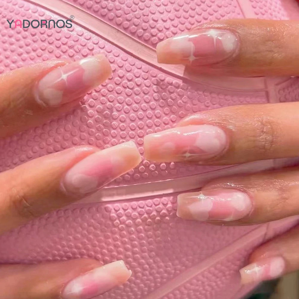 Long Ballet Y2K Nails Set Gradient Pink Love Heart Star Designs Full Cover False Nails Wearable Press on Nails for Girls 2023
Long Ballet Y2K Nails Set Gradient Pink Love Heart Star Designs Full Cover False Nails Wearable Press on Nails for Girls 2023