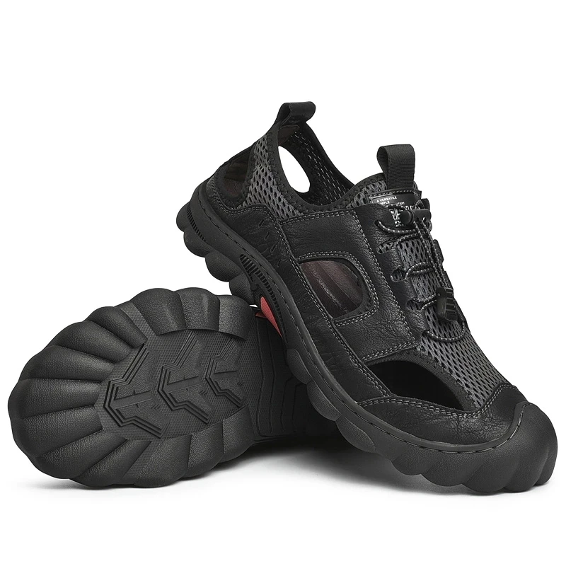 Summer New Men Sandals Mesh Outdoor Leisure Non-slip Rubber Soft Bottom Elastic Band Hiking Exploration High Quality Comfortable
Summer New Men Sandals Mesh Outdoor Leisure Non-slip Rubber Soft Bottom Elastic Band Hiking Exploration High Quality Comfortable