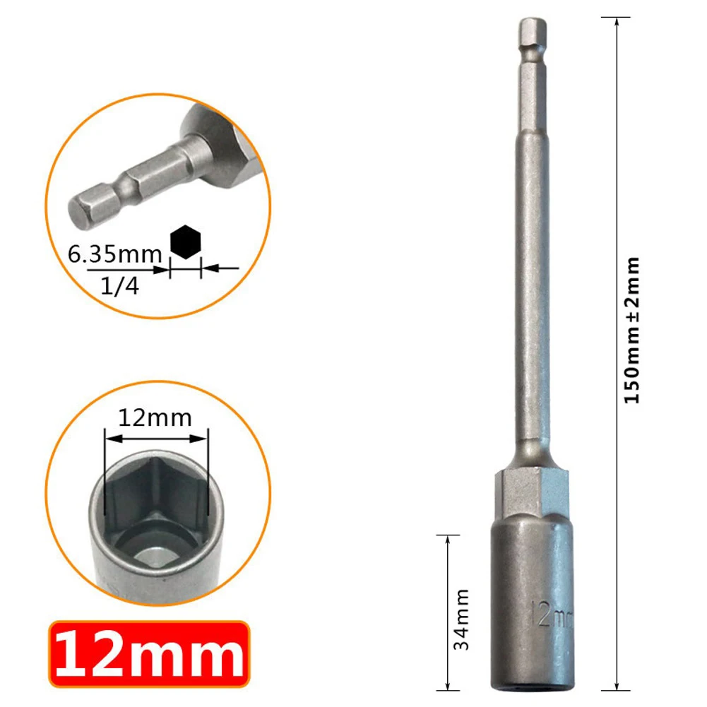 Socket Wrench 5pcs 6mm-14mm 150mm Adapter Socket Wrench Carpentry Chrome Vanadium Steel ExtensionSleeve Brand-new
Socket Wrench 5pcs 6mm-14mm 150mm Adapter Socket Wrench Carpentry Chrome Vanadium Steel ExtensionSleeve Brand-new