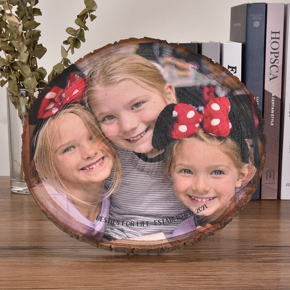 Wood Slices Ornament Picture Frames Custom Color Print Photo Decorative Board Desktop Arts Crafts Home Decor Mother's Day Gifts
Wood Slices Ornament Picture Frames Custom Color Print Photo Decorative Board Desktop Arts Crafts Home Decor Mother's Day Gifts