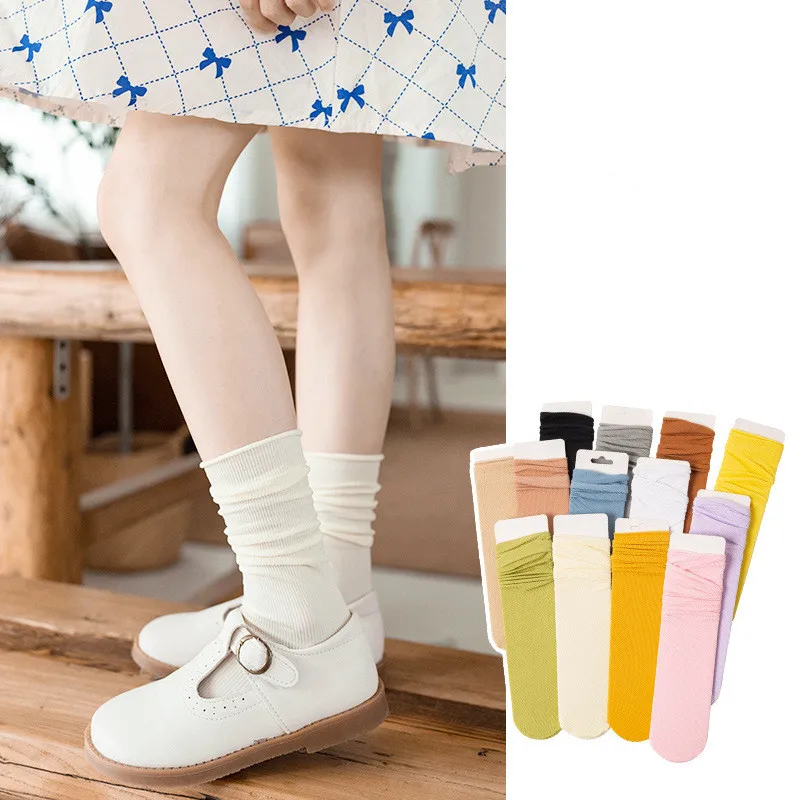 Summer Kids Sock Simplicity Korean Fashion Solid Color Pile Sock for Children Boy Girl Thin Velvet Breathable Calf Sock One Size
Summer Kids Sock Simplicity Korean Fashion Solid Color Pile Sock for Children Boy Girl Thin Velvet Breathable Calf Sock One Size