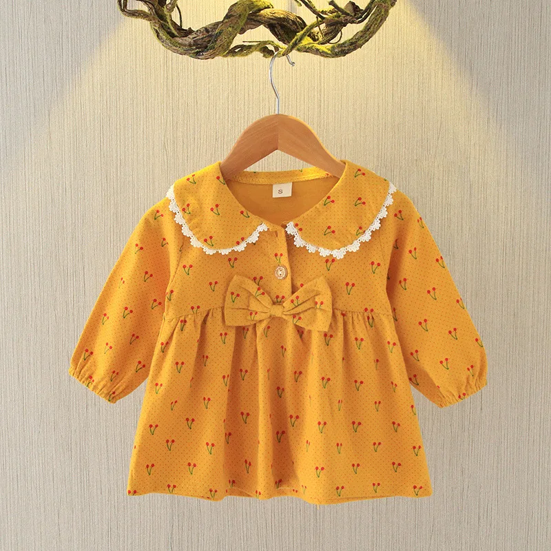 Baby Girl Dress 2022 Spring and Autumn New Baby Girl Skirt Cherry Big Bow Long Sleeve Girl Skirt Baby Dress
Baby Girl Dress 2022 Spring and Autumn New Baby Girl Skirt Cherry Big Bow Long Sleeve Girl Skirt Baby Dress