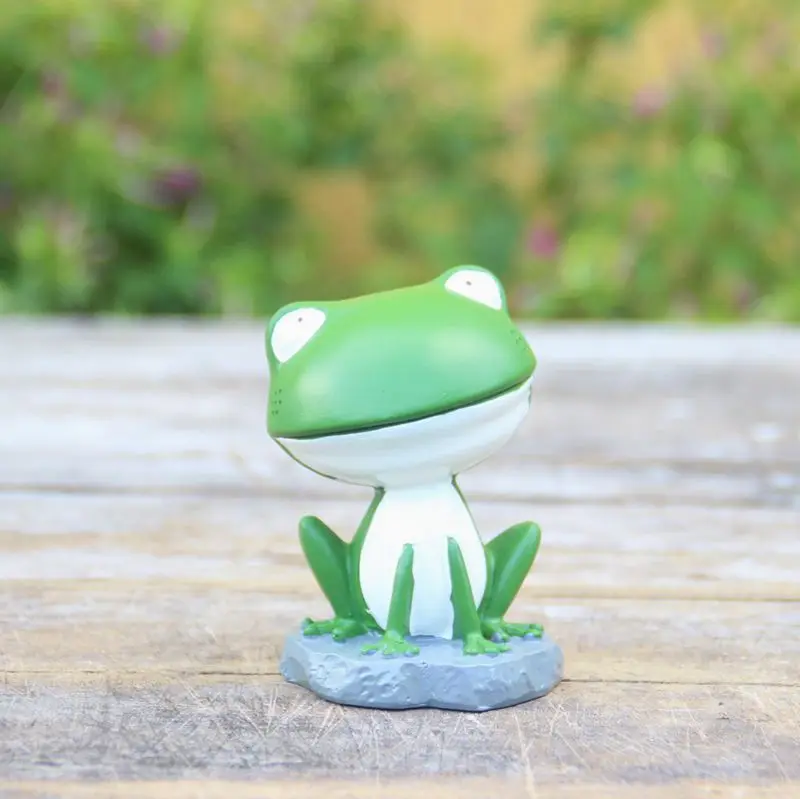 

New Animal Frog Turtle Dog Penguin Crafts Pastoral Style Creative Home Cute Cartoon Small Ornaments