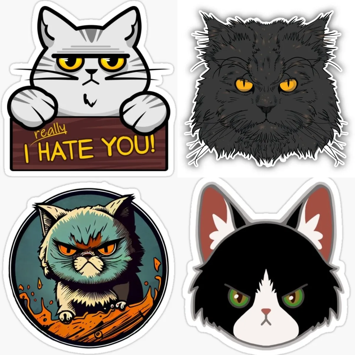 Angry Cat Face Car Bumper Sticker Decal Car Sticker Pet Animal Lover Wildlife Laptop Anime Waterproof Car Door Protector
Angry Cat Face Car Bumper Sticker Decal Car Sticker Pet Animal Lover Wildlife Laptop Anime Waterproof Car Door Protector