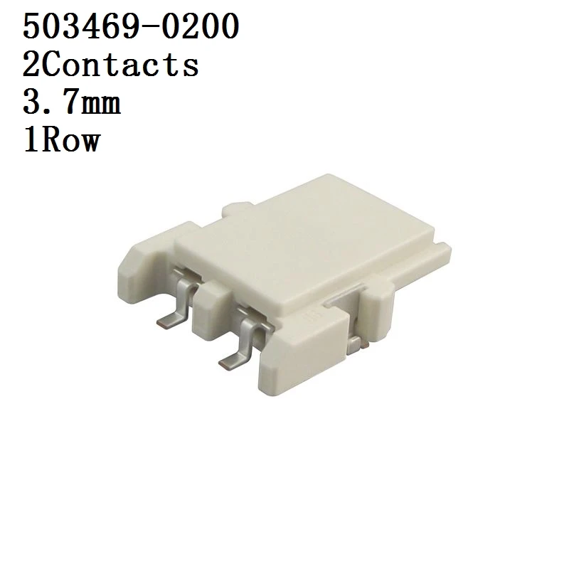 MOLEX-Conector 5034690200 Connector, Header, 3.7 mm, 2 Row, 2 Contacts, Needle seat 5 unids/lote
MOLEX-Conector 5034690200 Connector, Header, 3.7 mm, 2 Row, 2 Contacts, Needle seat 5 unids/lote