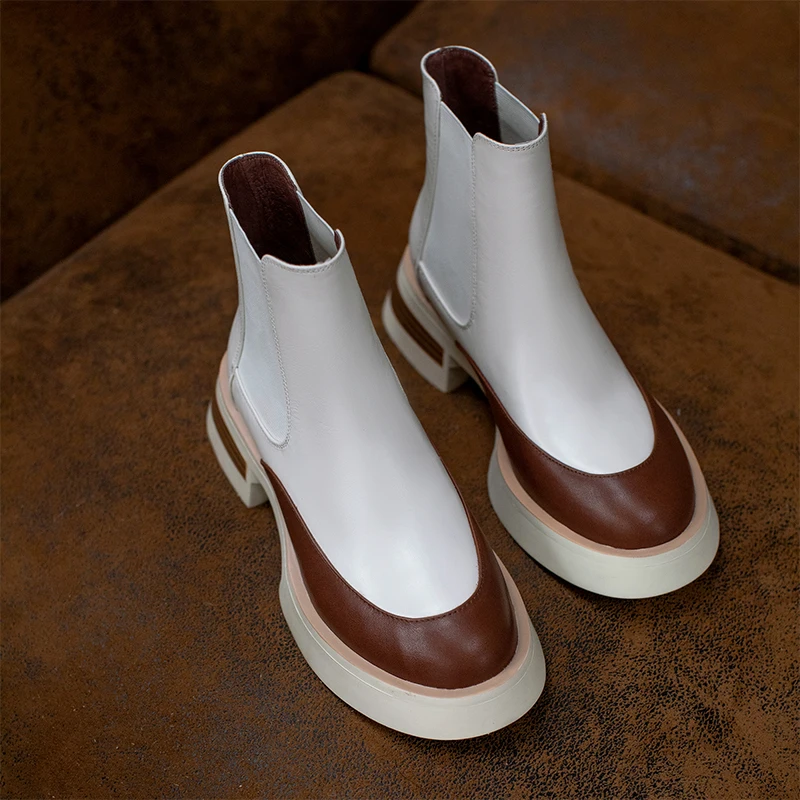 2022autumn and winter Women ankle boots natural leather22-24.5cm Cowhide upper full leather thick sole chelsea boots women shoes
2022autumn and winter Women ankle boots natural leather22-24.5cm Cowhide upper full leather thick sole chelsea boots women shoes