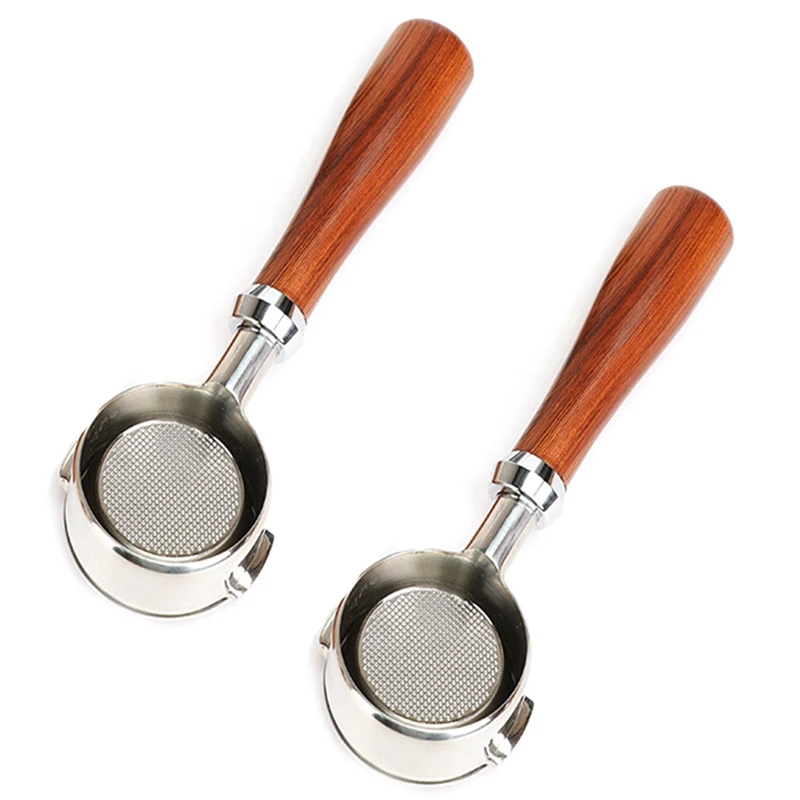 2X Coffee Bottomless Portafilter Coffee Machine Wood Handle Filter Coffee Accessories For Welhome KD-310/KD-510 K888
2X Coffee Bottomless Portafilter Coffee Machine Wood Handle Filter Coffee Accessories For Welhome KD-310/KD-510 K888