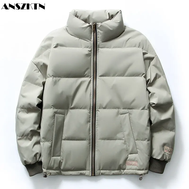 ANSZKTN Unisex Men women couple Lovers short new thickened stand collar coat puffer solid down jacket
ANSZKTN Unisex Men women couple Lovers short new thickened stand collar coat puffer solid down jacket
