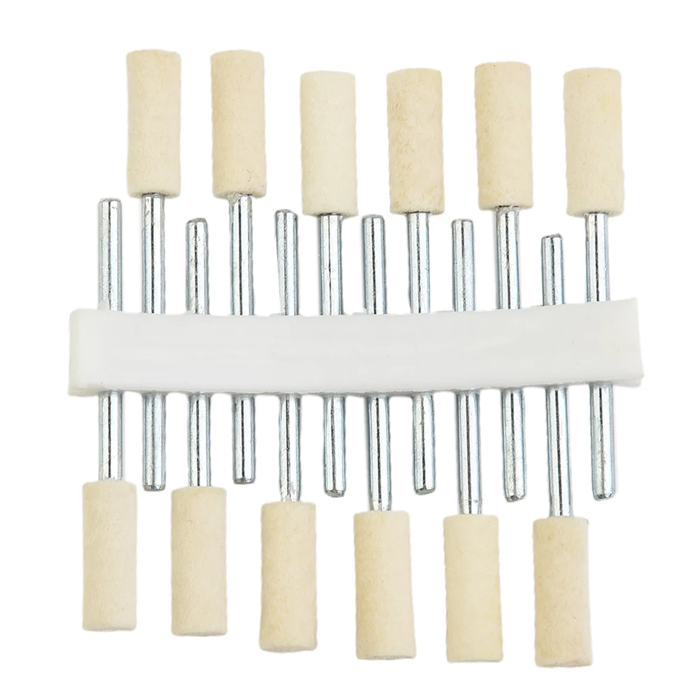12PCS 2.35mm Shank Wool Grinding Head Polishing Burrs Buff Cylinder For Rotary Tools Power Tools Accessories Head Flat
12PCS 2.35mm Shank Wool Grinding Head Polishing Burrs Buff Cylinder For Rotary Tools Power Tools Accessories Head Flat