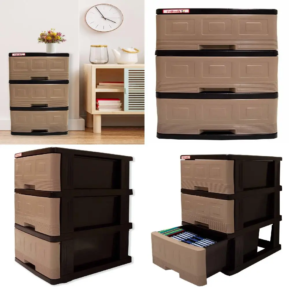 Functional, Stylish Espresso & Taupe 3-Drawer Storage Unit: Add an Attractive Piece of Furniture to Your Home!
Functional, Stylish Espresso & Taupe 3-Drawer Storage Unit: Add an Attractive Piece of Furniture to Your Home!