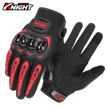 Motorcycle Gloves Summer Waterproof Touch Screen Full Finger Gloves Protective Anti-fall Guantes Moto Non-slip Riding Gloves