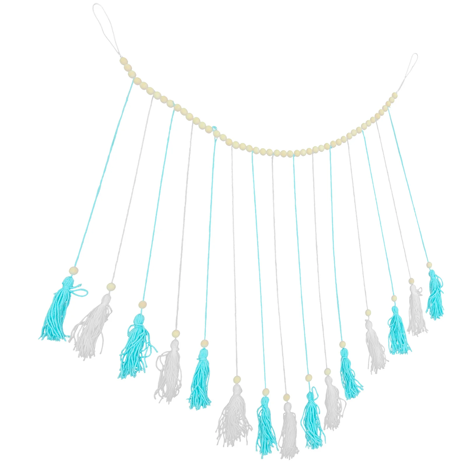 Country Home Decor Wooden Bead Tassel Wall Beads Pendant Garland Hanging Decoration 98x65cm Decorative Tassels Natural Yarn
Country Home Decor Wooden Bead Tassel Wall Beads Pendant Garland Hanging Decoration 98x65cm Decorative Tassels Natural Yarn