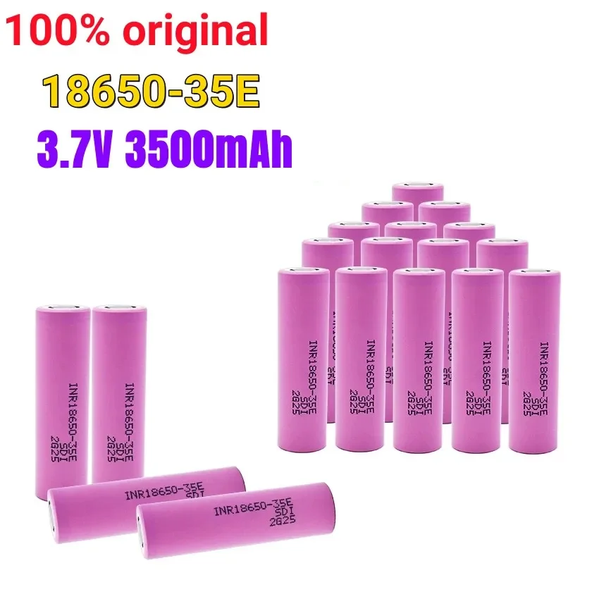 Neue Original 18650 Batterie 35E 3,7V 3500mAh entladung 18650 Li-Ion batterie INR18650-35E rechargable Batterie für taschenlampe
Neue Original 18650 Batterie 35E 3,7V 3500mAh entladung 18650 Li-Ion batterie INR18650-35E rechargable Batterie für taschenlampe