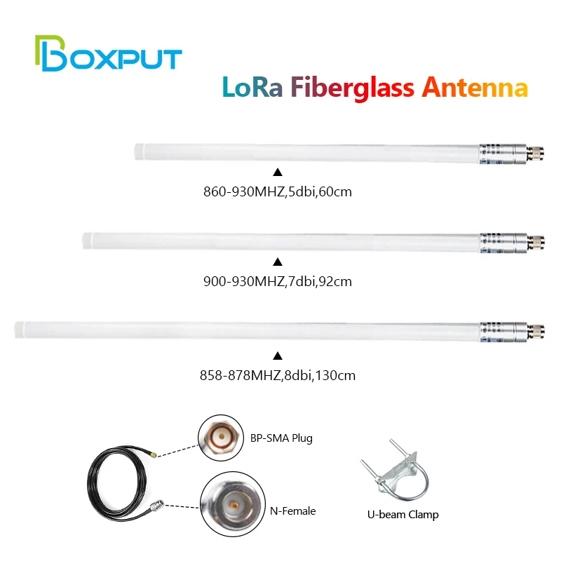 

5/7/8dBi High Gain 868MHz 915MHz Helium Miner Antenna 92cm/130cm LoRa fiberglass Antenne RAK Waterproof for Lorawan Router Modem