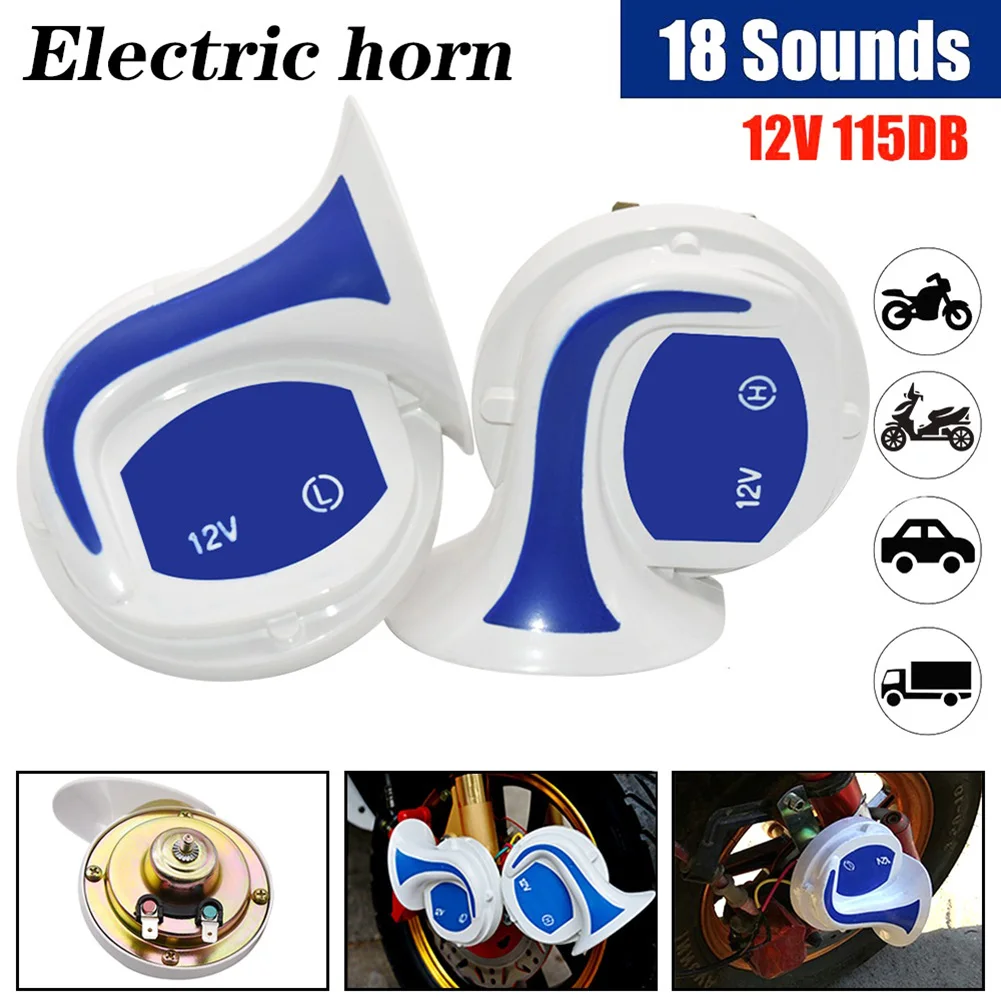 2pcs Universal Aluminum Alloy Multi-tone Electric Air Horn Loud Signal Alarm Kit 12V Car Motorcycle Truck Horns
2pcs Universal Aluminum Alloy Multi-tone Electric Air Horn Loud Signal Alarm Kit 12V Car Motorcycle Truck Horns