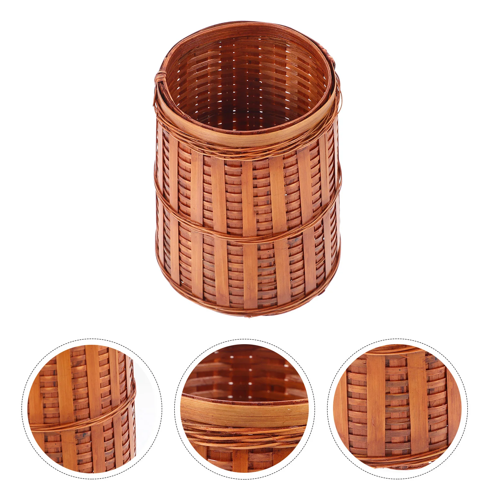 Bamboo Woven Pen Holder Multi-functional Stationery Storage Box Tea Accessories Holder Cup
Bamboo Woven Pen Holder Multi-functional Stationery Storage Box Tea Accessories Holder Cup