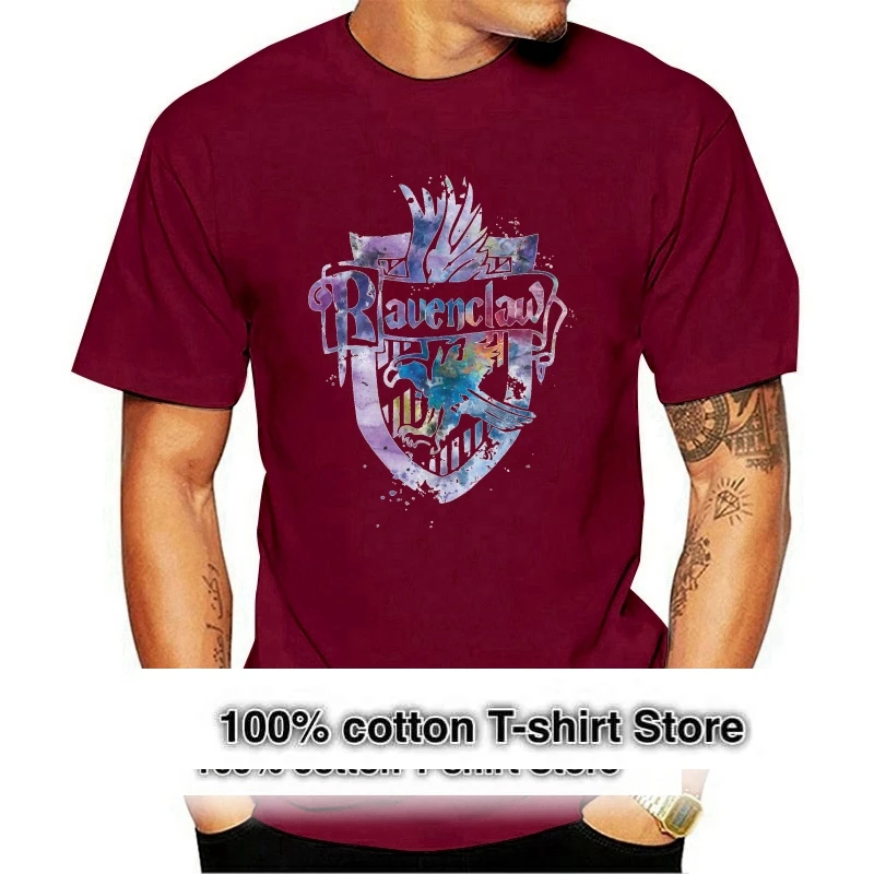 

Printed Men T Shirt Cotton tShirt O Neck Short Sleeve Women T Shirt Ravenclaw