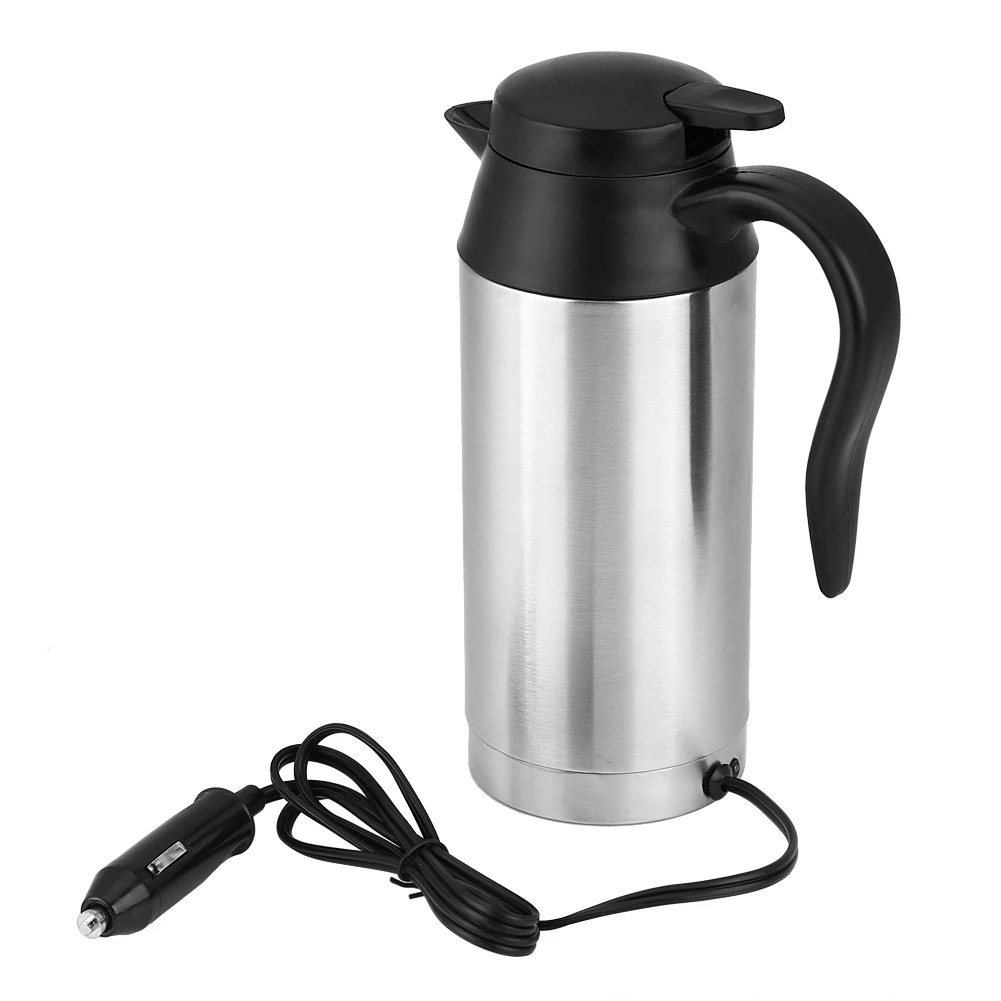 750ml 12V Car Stainless Steel Cigarette Lighter Heating Kettle Mug Electric Travel Thermoses
750ml 12V Car Stainless Steel Cigarette Lighter Heating Kettle Mug Electric Travel Thermoses