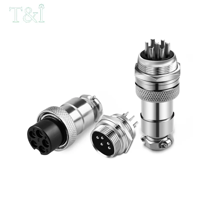 1 Set GX16 2 3 4 5 6 7 8 9 10 Pins Male & Female Docking Aviator Aviation Plug Socket Circular Nut Connector Cable Connector
1 Set GX16 2 3 4 5 6 7 8 9 10 Pins Male & Female Docking Aviator Aviation Plug Socket Circular Nut Connector Cable Connector