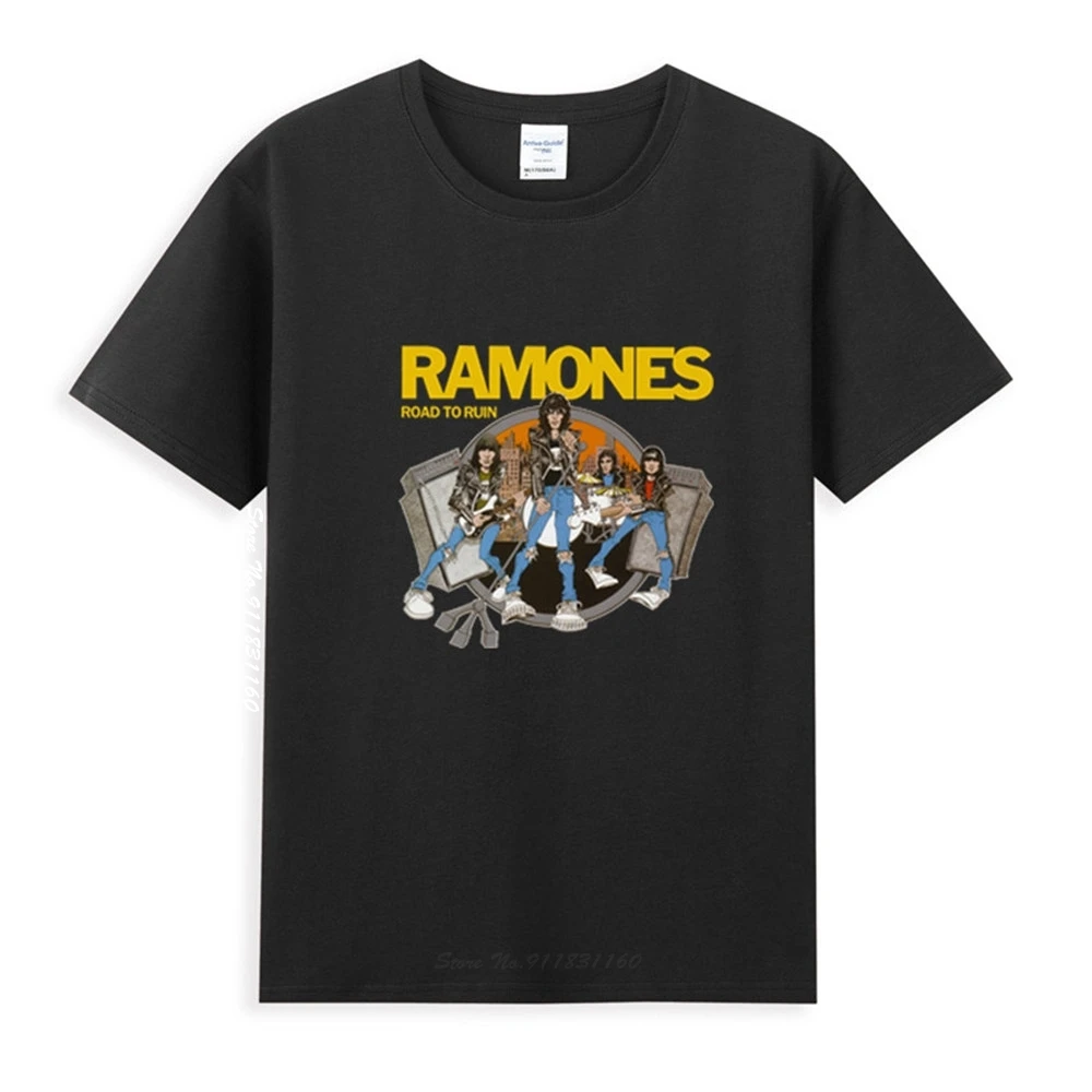 Ramone Road to Ruin Logo Classic Black T-Shirt Newest Summer Men's Short Sleeve Popular Tees Shirt Tops Novel Unisex
Ramone Road to Ruin Logo Classic Black T-Shirt Newest Summer Men's Short Sleeve Popular Tees Shirt Tops Novel Unisex