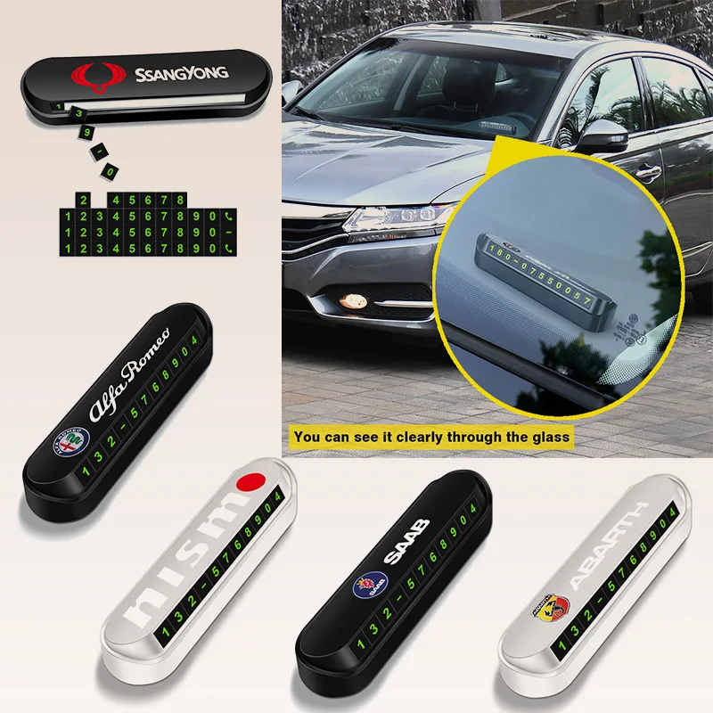 Temporary parking card car license plate phone number card hidden switch For BMW BMW M Mercedes-benz AMG Audi S line Abbas Dodge
Temporary parking card car license plate phone number card hidden switch For BMW BMW M Mercedes-benz AMG Audi S line Abbas Dodge